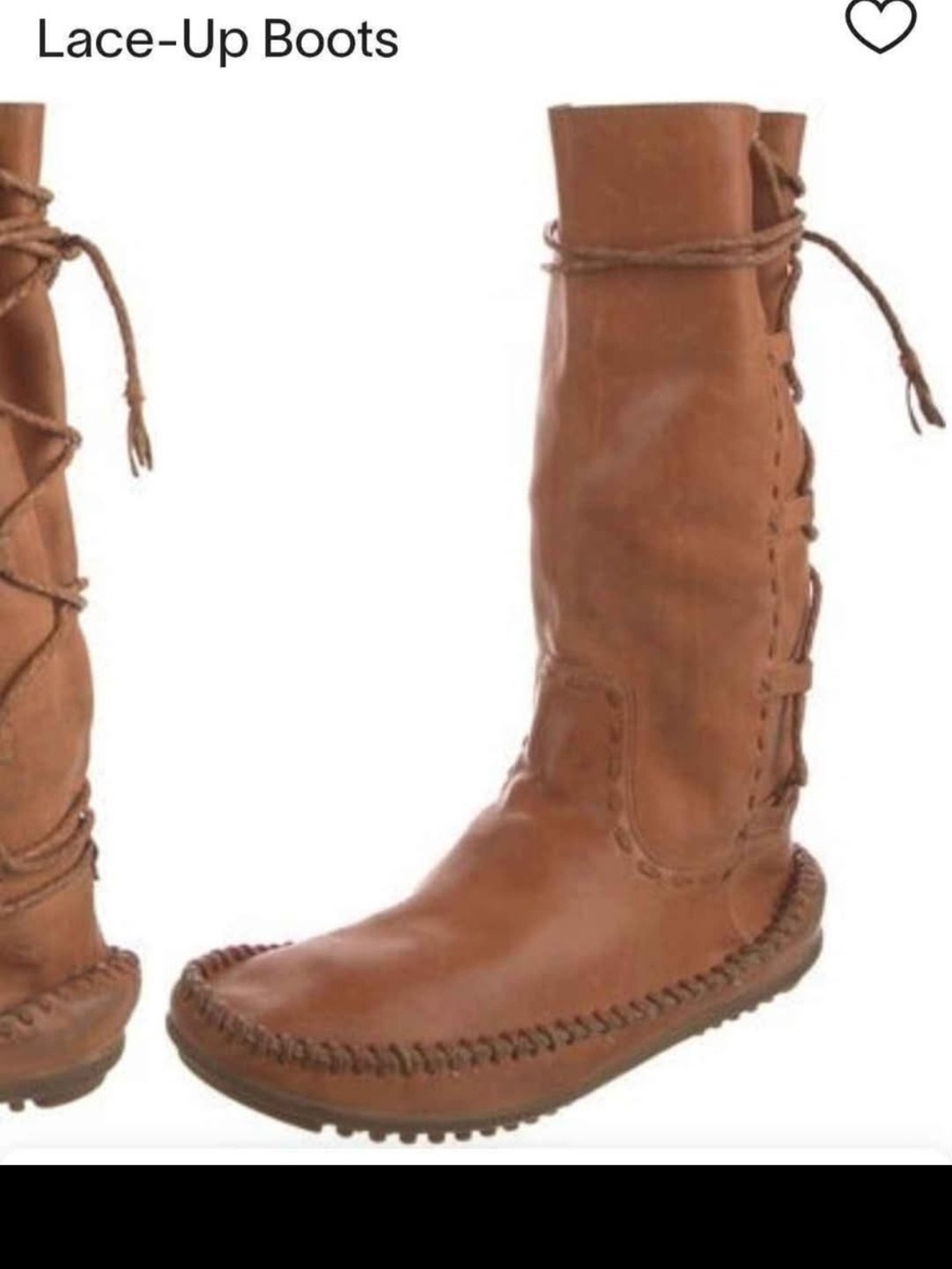 NWOT Frye Whip Stitch Lace Up Boots